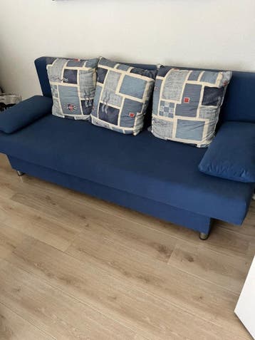 Gratis Slaapbank blauw