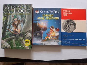 5x boek A-Team, Monaldi & Sorti, Robin Hood, Oscar Tortuga