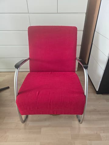 Comfortabele rode stoel - Gebruikt