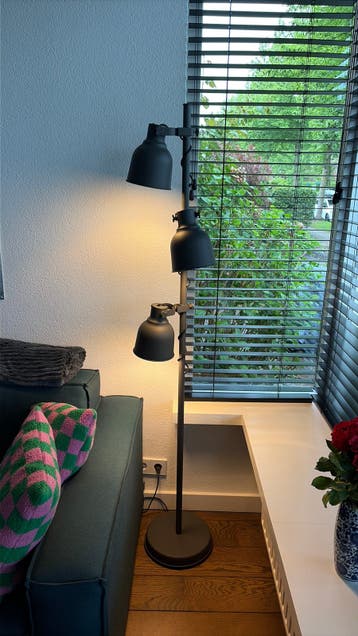IKEA Hektar vloerlamp met drie spotjes
