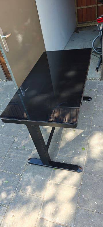 Bureau / zwart / Glasplaat