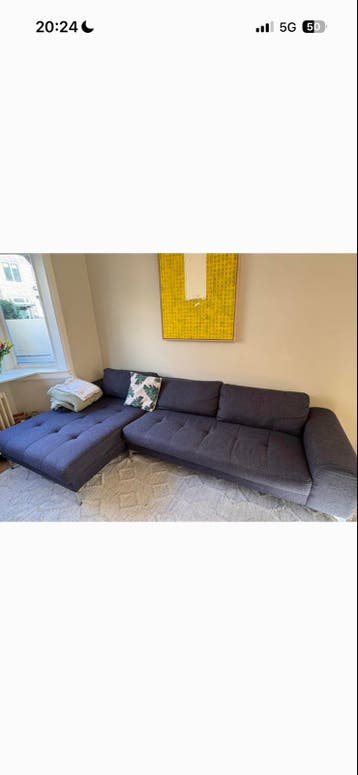 Gratis designhoekbank (dit weekend ophalen ivm verhuizing)!