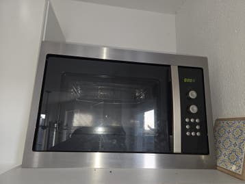 Inbouw Combimagnetron RVS - Zo goed als nieuw