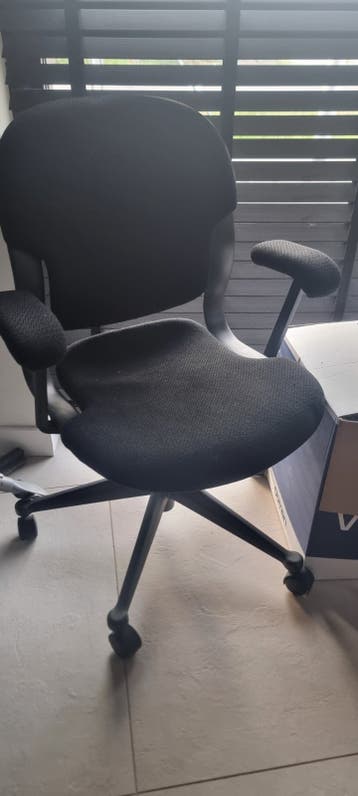 Zwarte Ergonomische Bureaustoel - Gebruikt