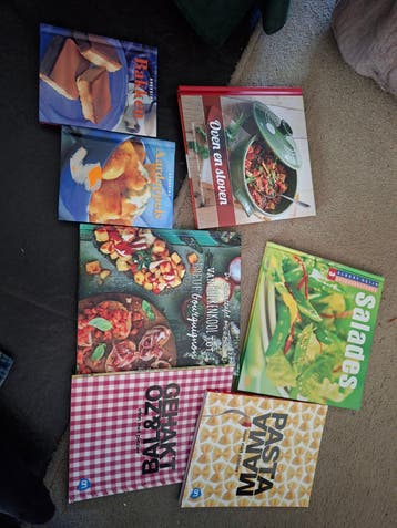 Diverse kookboeken. Gratis