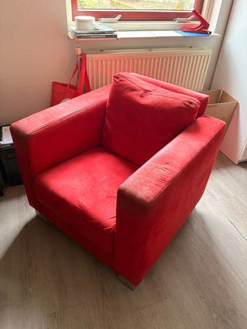 Montell stoel rood fauteuil