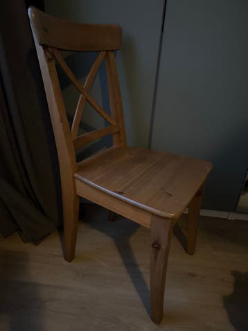 Gratis IKEA houten stoel - Ophalen