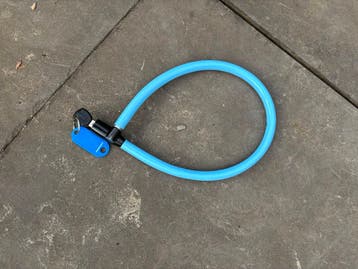Kinder kettingslot blauw