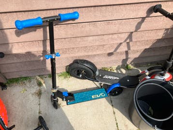 Evo Stuntstep Kinderstep - Blauw/Zwart