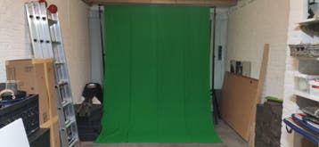 Greenscreen Doek, Frame en Draagtas