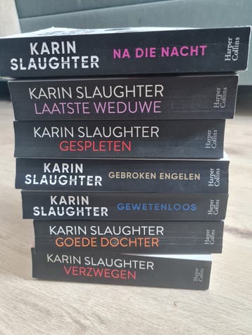 Gratis ophalen 7 boeken Karin Slaughter.