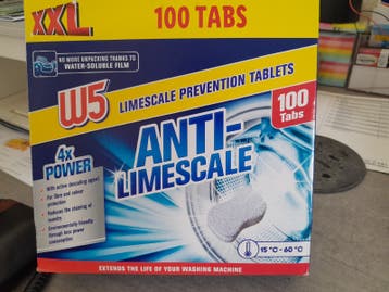 Wasmachine anti kalk tabletten W5
