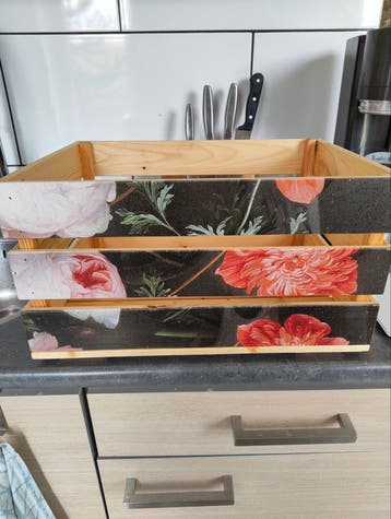 Gratis Houten Fietskrat 47x34x26,5 cm - Geolied