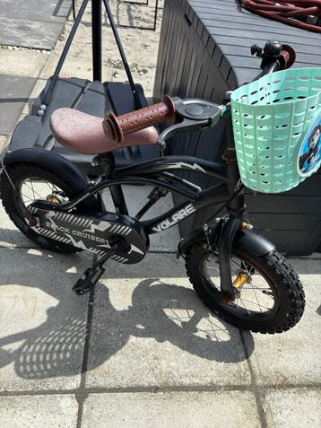 Gratis Volare Black Cruiser kinderfiets 12 inch