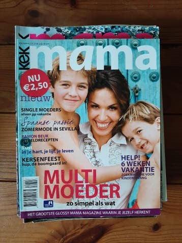 Tijdschriften: Ouders van Nu, Kek Mama, etc. Gratis ophalen!