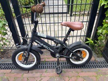 Amigo BMX kinderfiets - Zwart, 12 inch