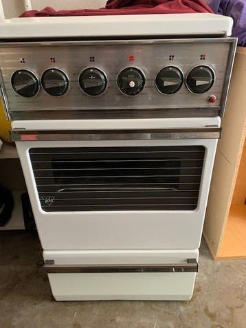 Fornuis gas met electrische oven
