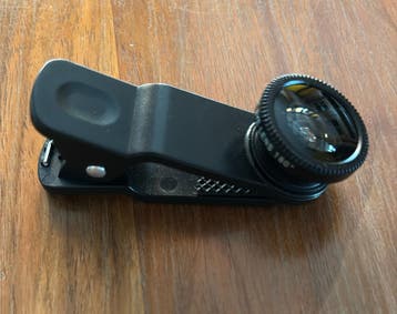 Gratis - Voorzetlenzen voor smartphone (Fish eye & macro)
