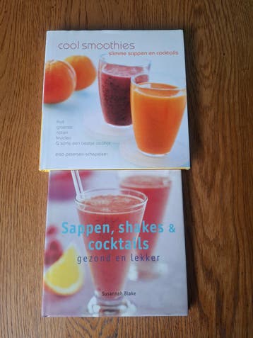 2 boeken: Sappen, Smoothies & Cocktails - Gezond en Lekker