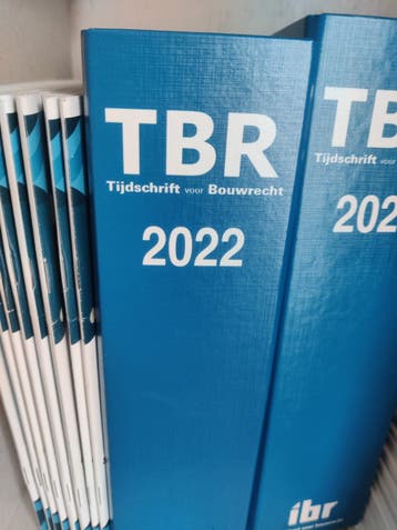TBR Tijdschrift voor Bouwrecht jaargangen 2022-2025