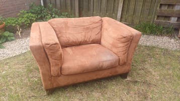 Comfortabele fauteuil - Bruin