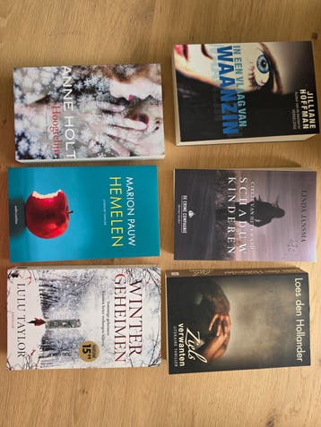 6 thrillers: Anne Holt, Marion Pauw, Loes den Hollander teab