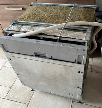 Slecht werkende whirlpool inbouw vaatwasser GRATIS
