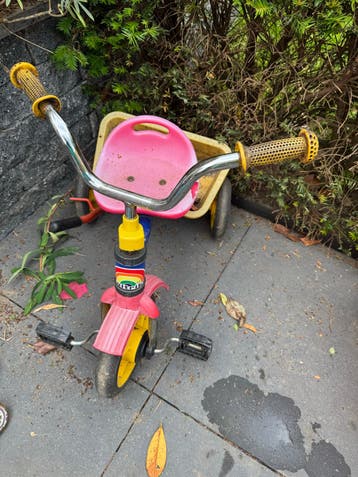 Gratis driewieler voor kinderen