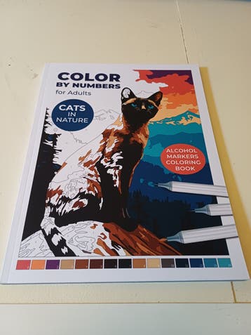 Color by Numbers voor Volwassenen: Katten in de Natuur