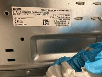 Bosch Wasmachine Logixx 8 - Waterslang defect