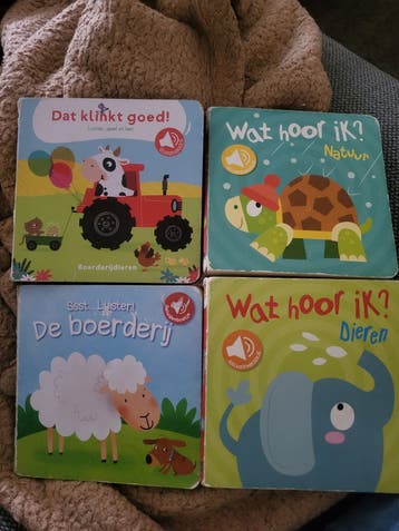 4x geluidenboekjes