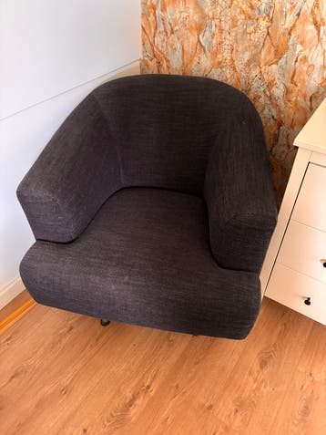 GRATIS!! Donkerblauwe fauteuil