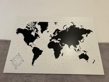 Wall decoration world map | Wanddecoratie wereldkaart