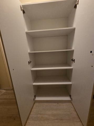 opbergkast met legplanken, 80-175 cm