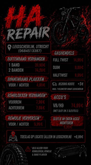 Fietsreparatie en onderhoud in Leidscherijn, Utrecht