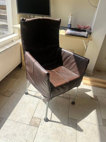 Montis eetkamerstoel leer 8 stuks