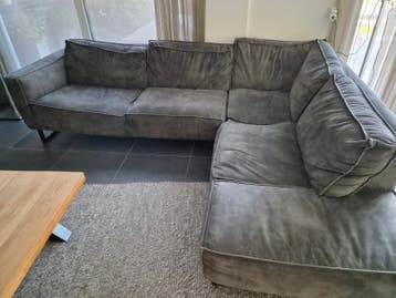 Grote groene hoekbank - comfortabel en stijlvol