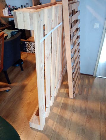 Palletbed 140 x 200 en evt matras Gratis