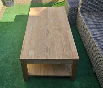 Eiken salontafel