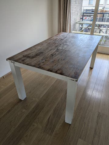 Eetkamertafel 180 bij 100 > Gratis!