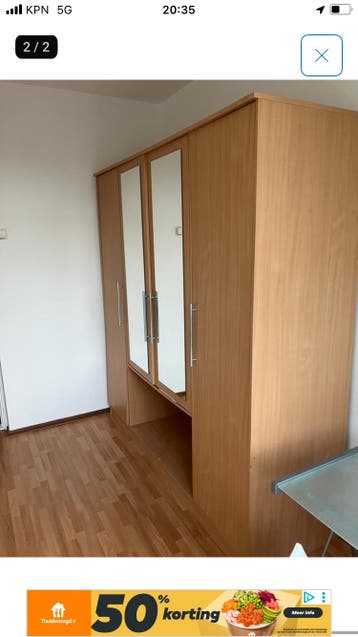 Grote kledingkast gratis af te halen in Spijkenisse