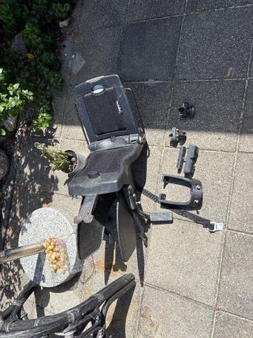 Bobine junior fietsstoel achter