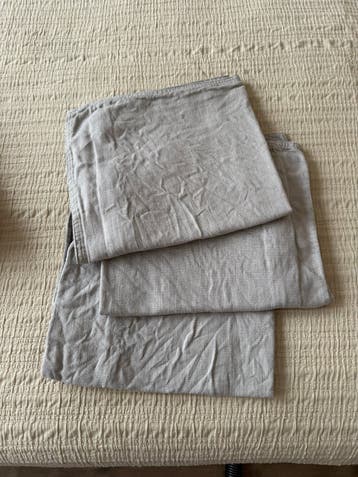 3 kussen hoezen linnen/katoen H&M HOME GRATIS