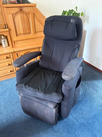 Comfortabele relaxfauteuil met voetensteun