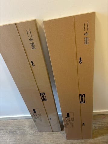 2x FONNES ladefront 80x20 cm wit