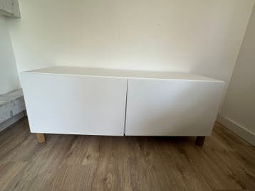 IKEA Besta witte kast met 2 deuren