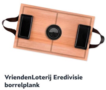 Borrelplank met (saus)bakjes
