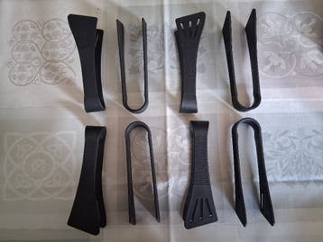 Gourmet tangen, set van 8