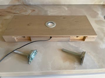 Wandplank LED Eiken (look)