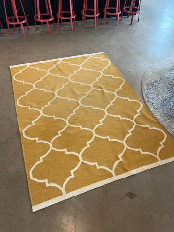 Vloerkleed geel 230x160